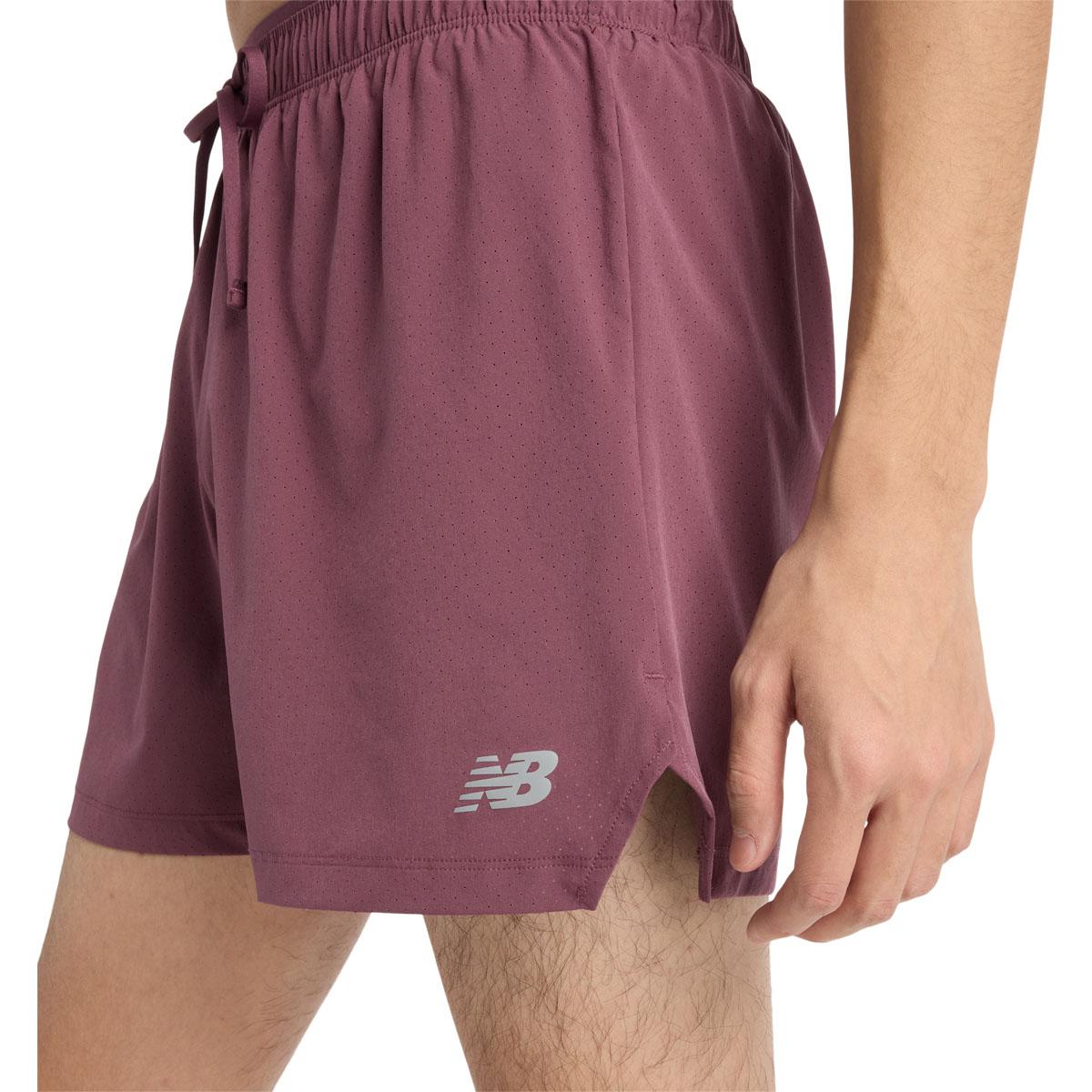 New Balance RC Seamless 2in1 5" Løbeshorts Herre FADED PLUM