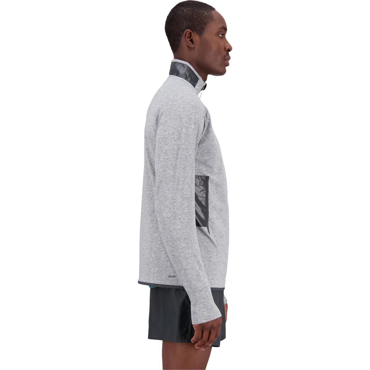New Balance Impact Run AT Spinnex Half Zip Løbetrøje Herre SPINNEX GREY