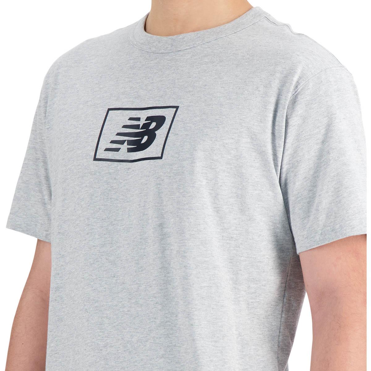 New Balance Essentials Logo T-shirt Herre ATHLETIC GREY