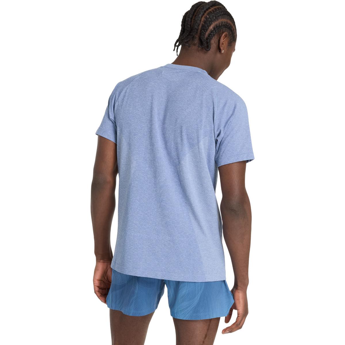 New Balance Athletics Seamless Løbe T-shirt Herre HERITAGE BLUE