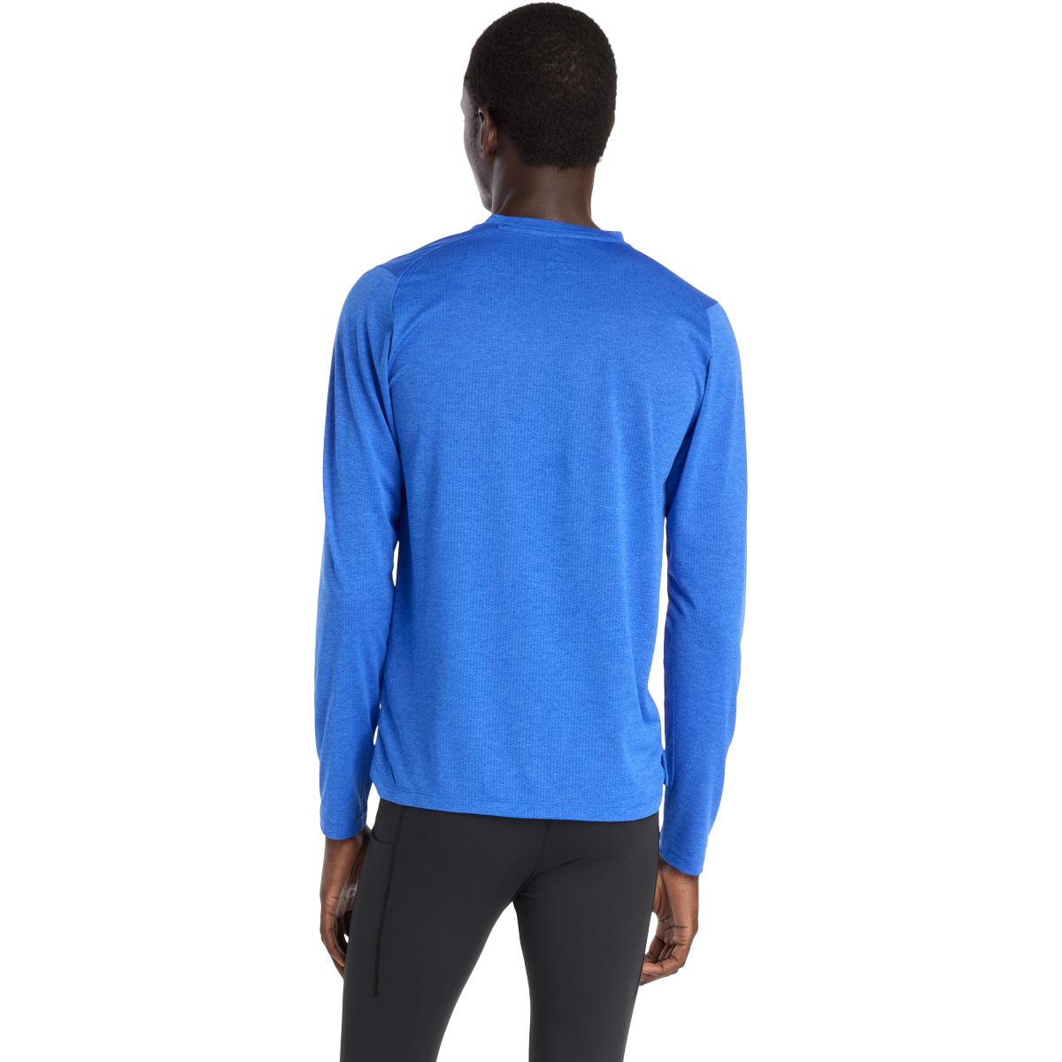New Balance Athletics Run Langærmet Løbe T-shirt Herre Blue