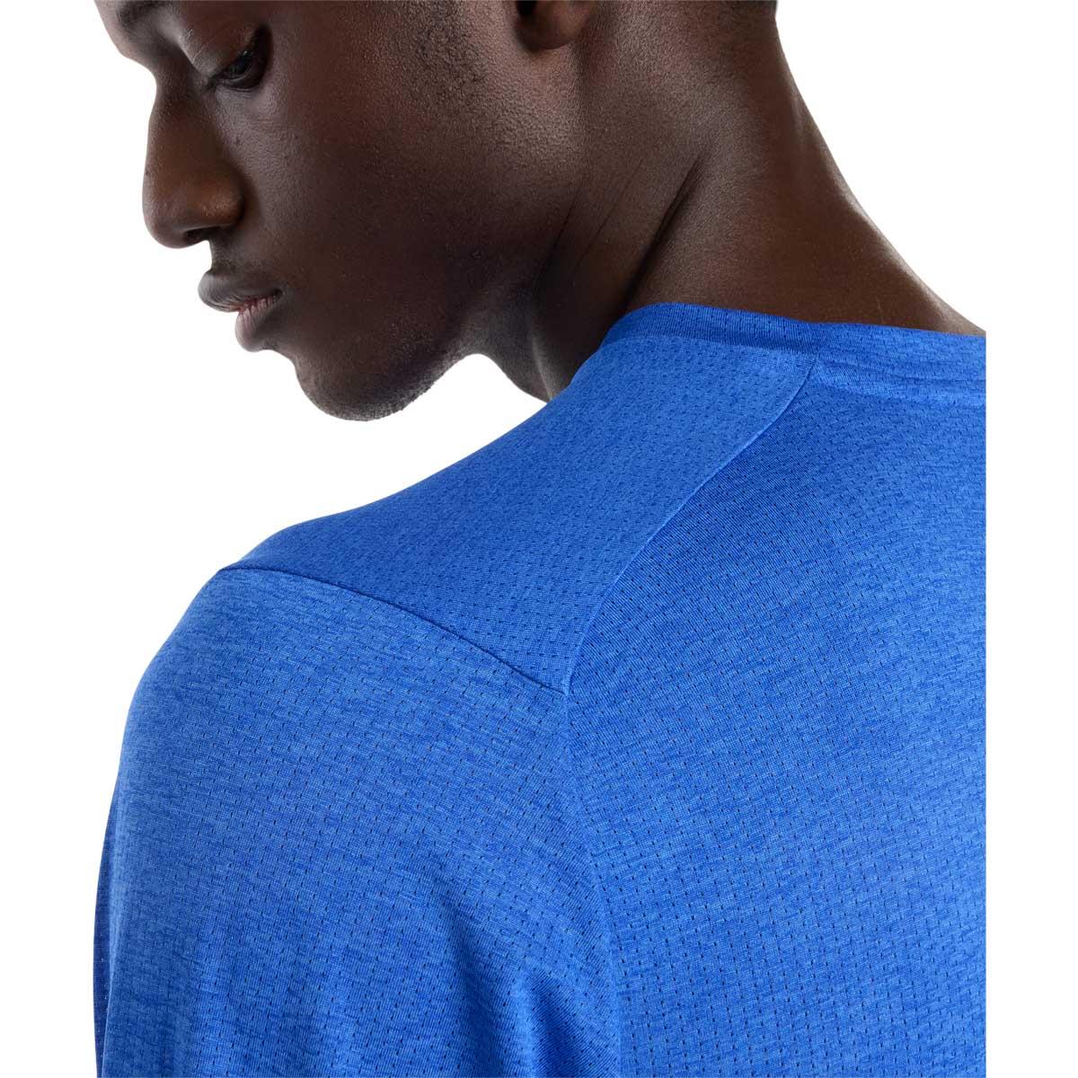 New Balance Athletics Run Langærmet Løbe T-shirt Herre Blue
