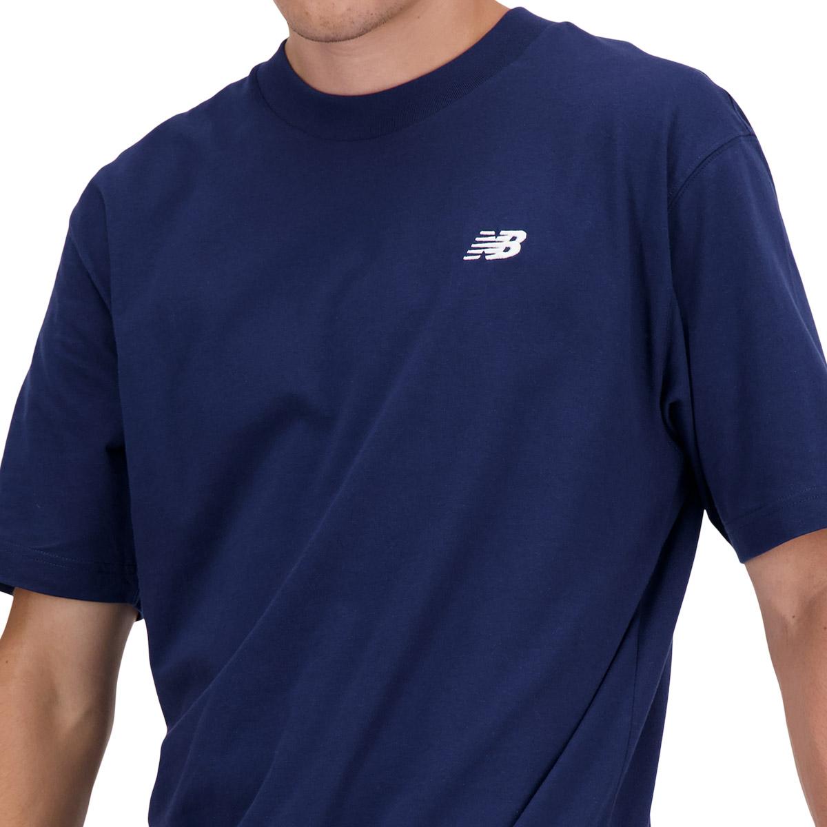 New Balance Small Logo T-shirt Herre NB NAVY