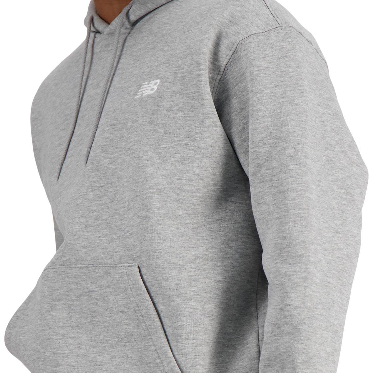 New Balance Small Logo Brushed Crew Hettegenser Herre ATHLETIC GRE