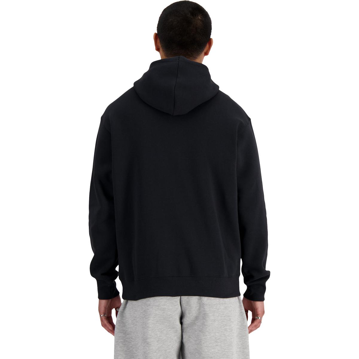 New Balance Small Logo Brushed Crew Hættetrøje Herre Black