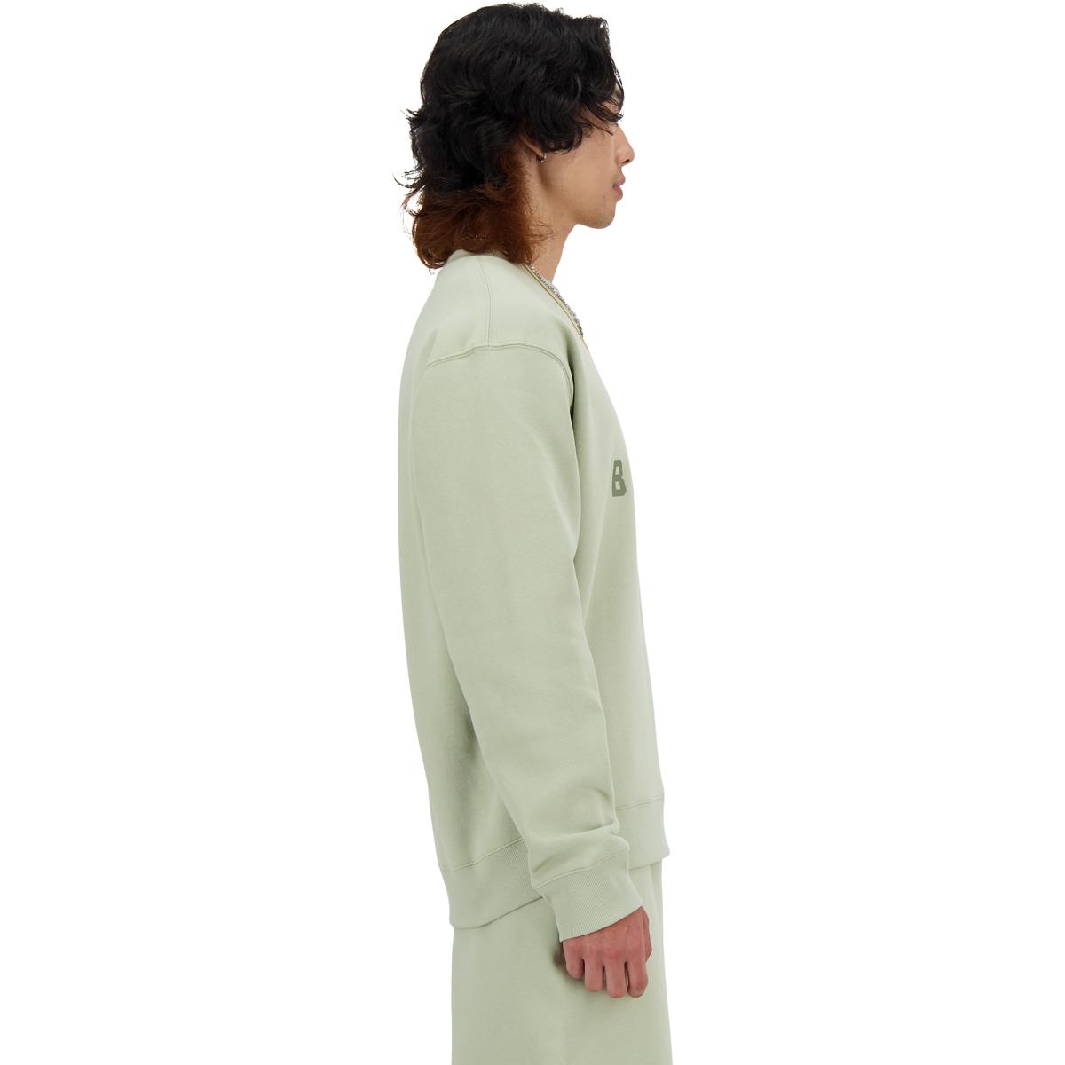 New Balance Graphic Crew Sweatshirt Herre OLIVINE