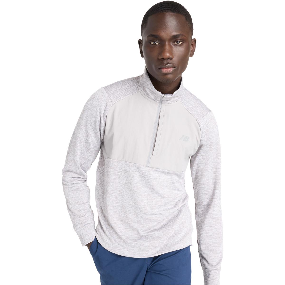 New Balance Athletics Heat Grid Half Zip Treningstrøye Herre ATHLETIC GRE