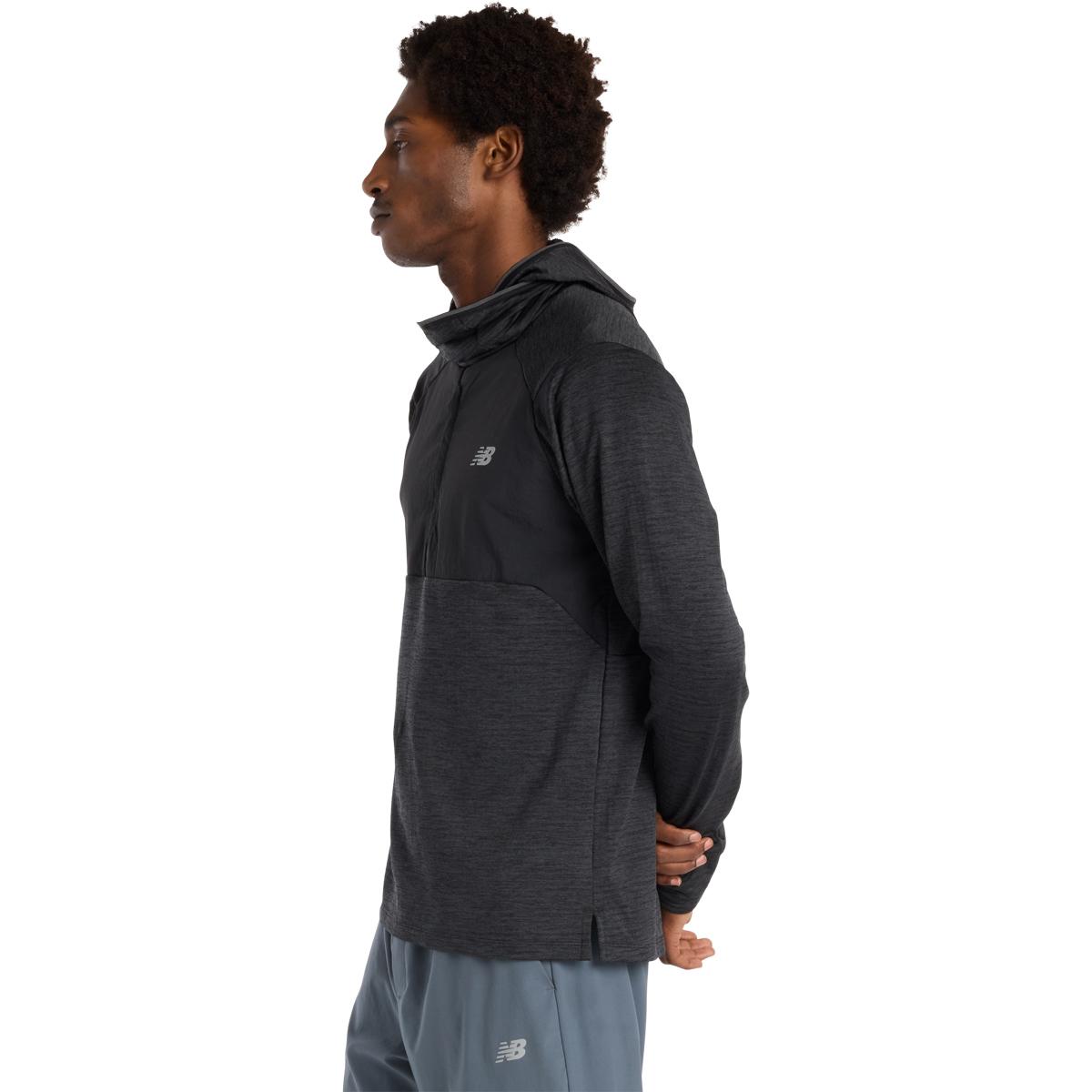 New Balance Heat Grid Balaclava Hood Løpetrøye Herre Black