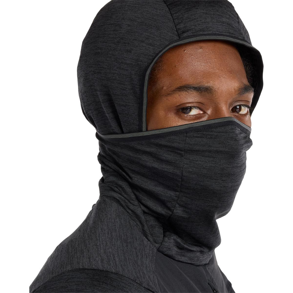 New Balance Heat Grid Balaclava Hood Løpetrøye Herre Black
