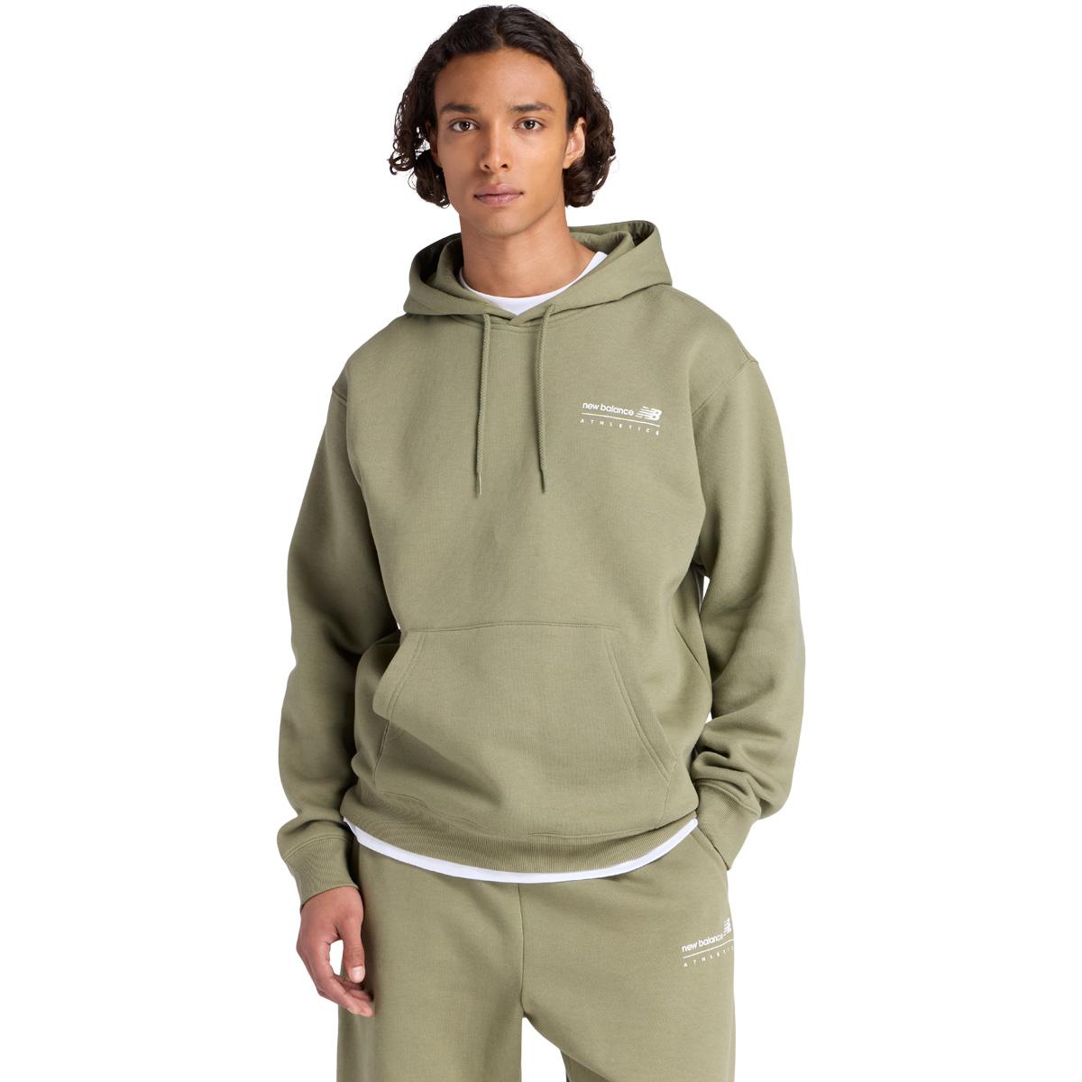 New Balance Linear Graphic Hættetrøje Herre Green