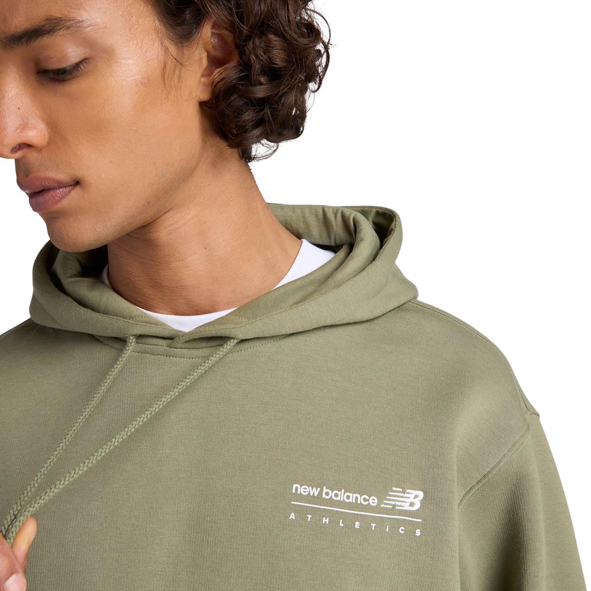 New Balance Linear Graphic Hættetrøje Herre Green