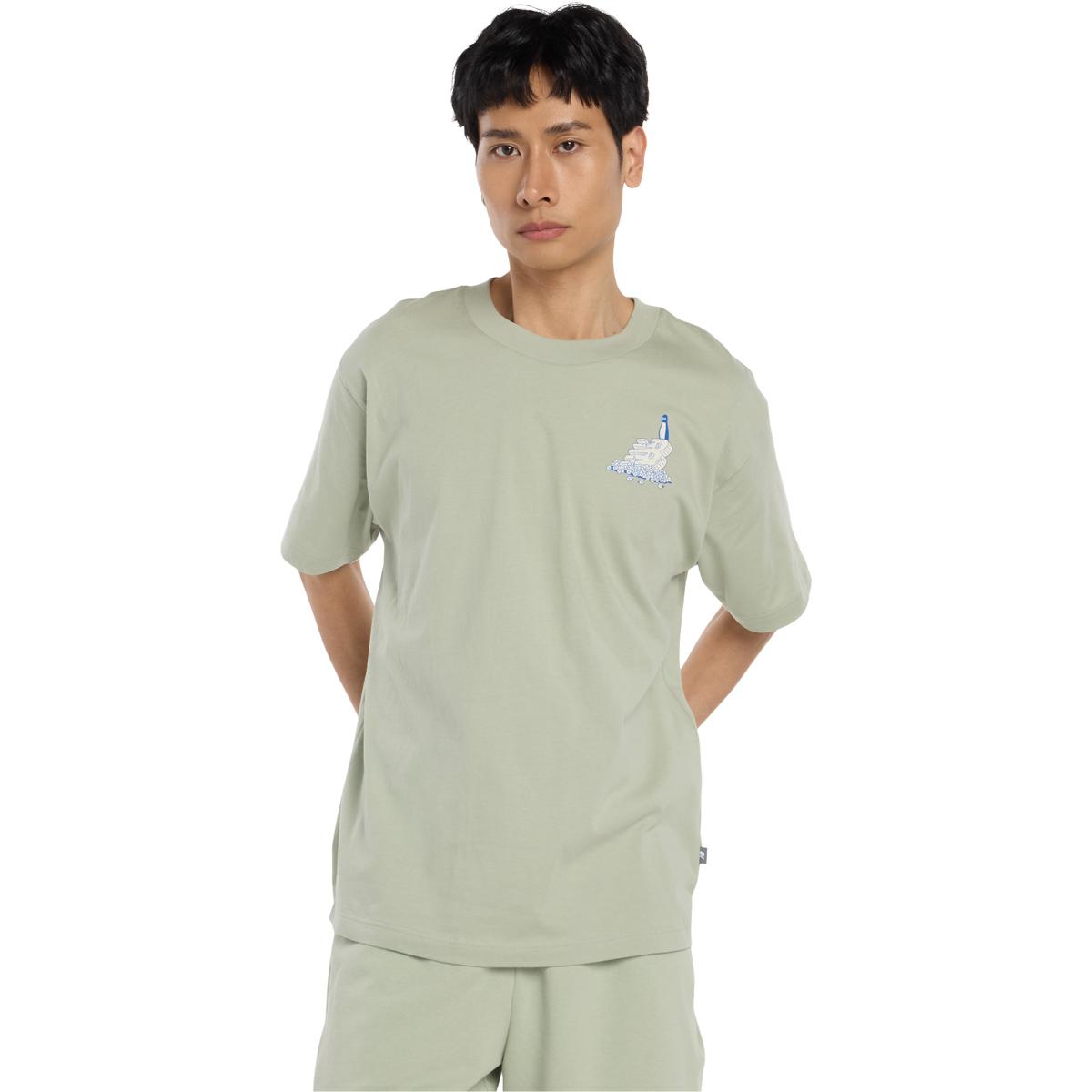 New Balance Cold Tub T-shirt Herre Green