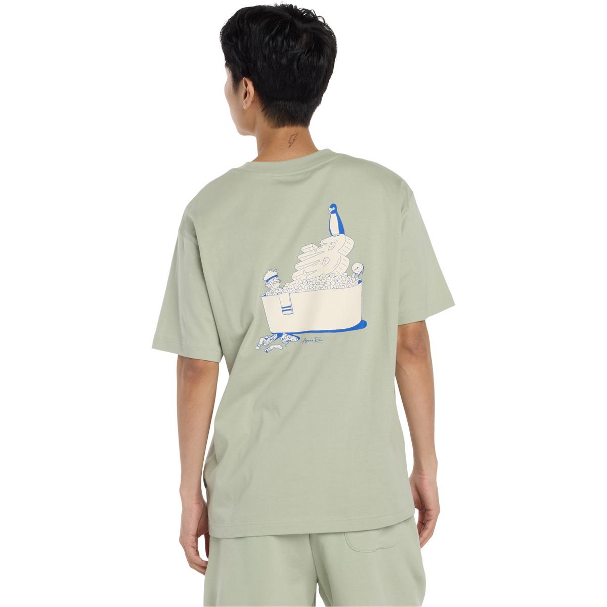 New Balance Cold Tub T-shirt Herre Green