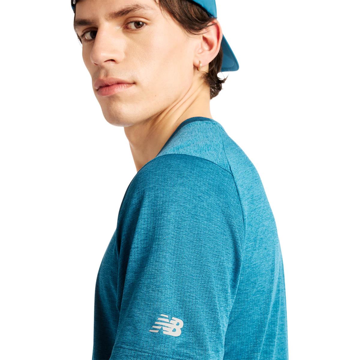 New Balance Athletics Graphic Løpe T-skjorte Herre STREAMSONG