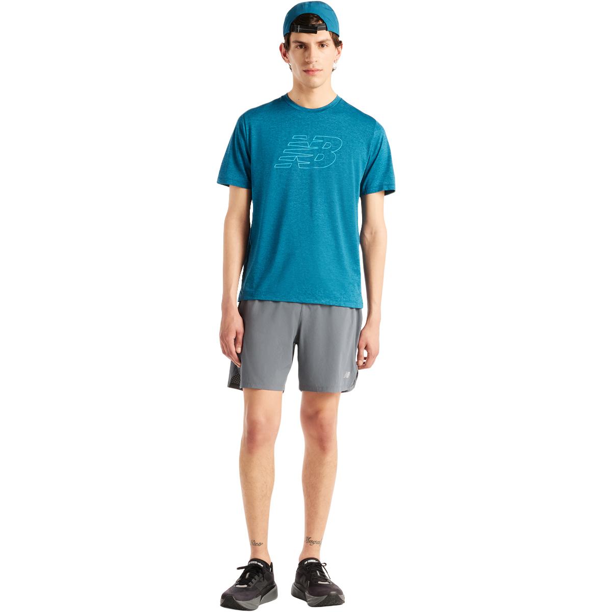 New Balance Athletics Graphic Løpe T-skjorte Herre STREAMSONG