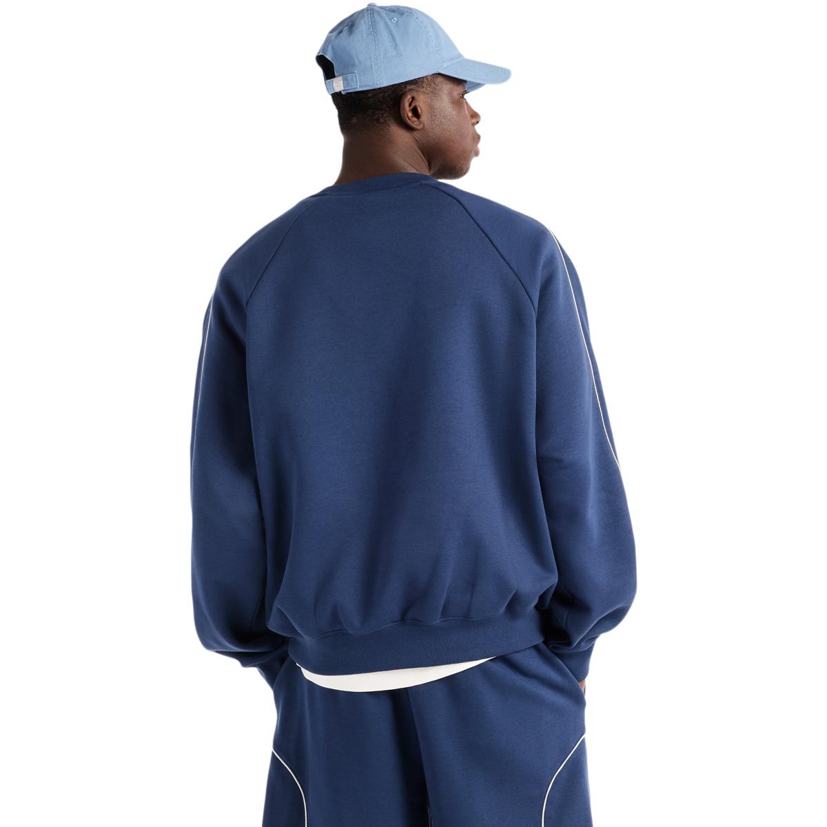 New Balance Trackside Crew Sweatshirt Herre NB NAVY