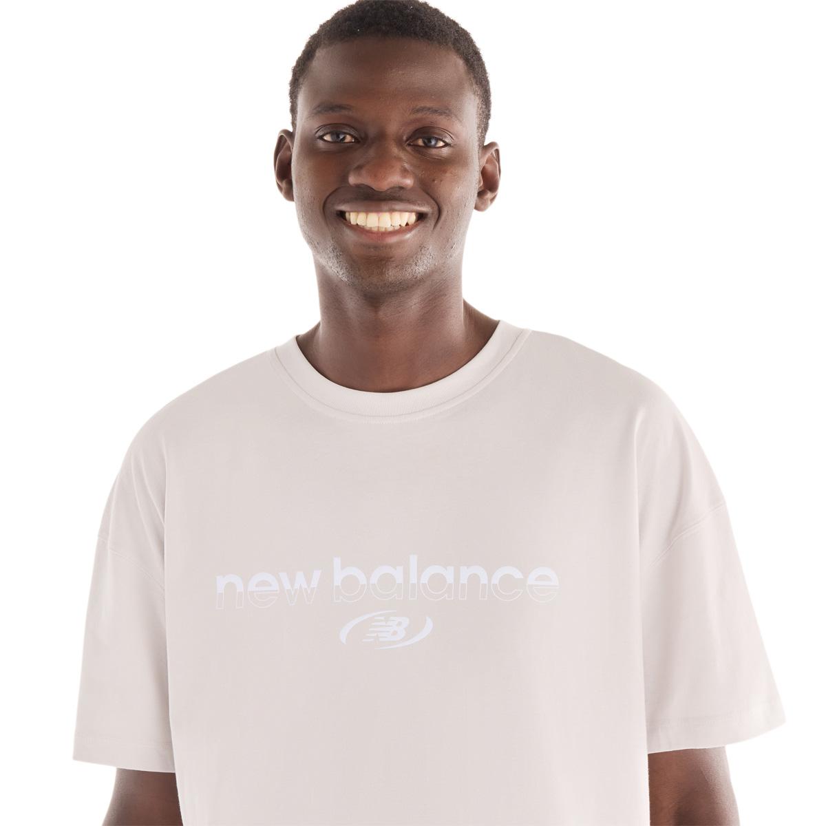New Balance Trackside T-skjorte Herre GREY MATTER