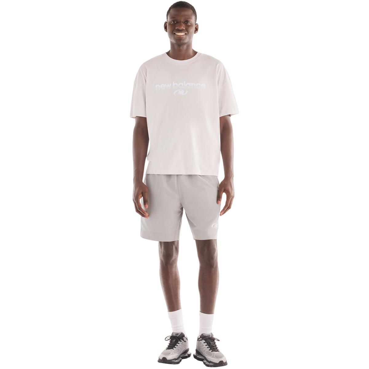 New Balance Trackside T-skjorte Herre GREY MATTER