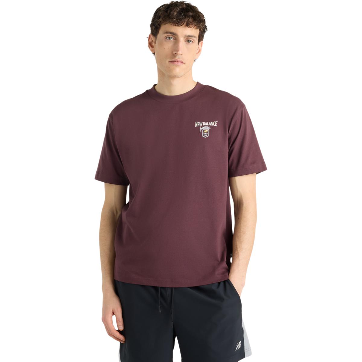 New Balance Grab a Bite London T-skjorte Herre CHERRY LEATHER