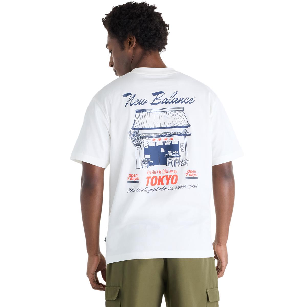 New Balance Grab a Bite Tokyo T-shirt Herre SEA SALT