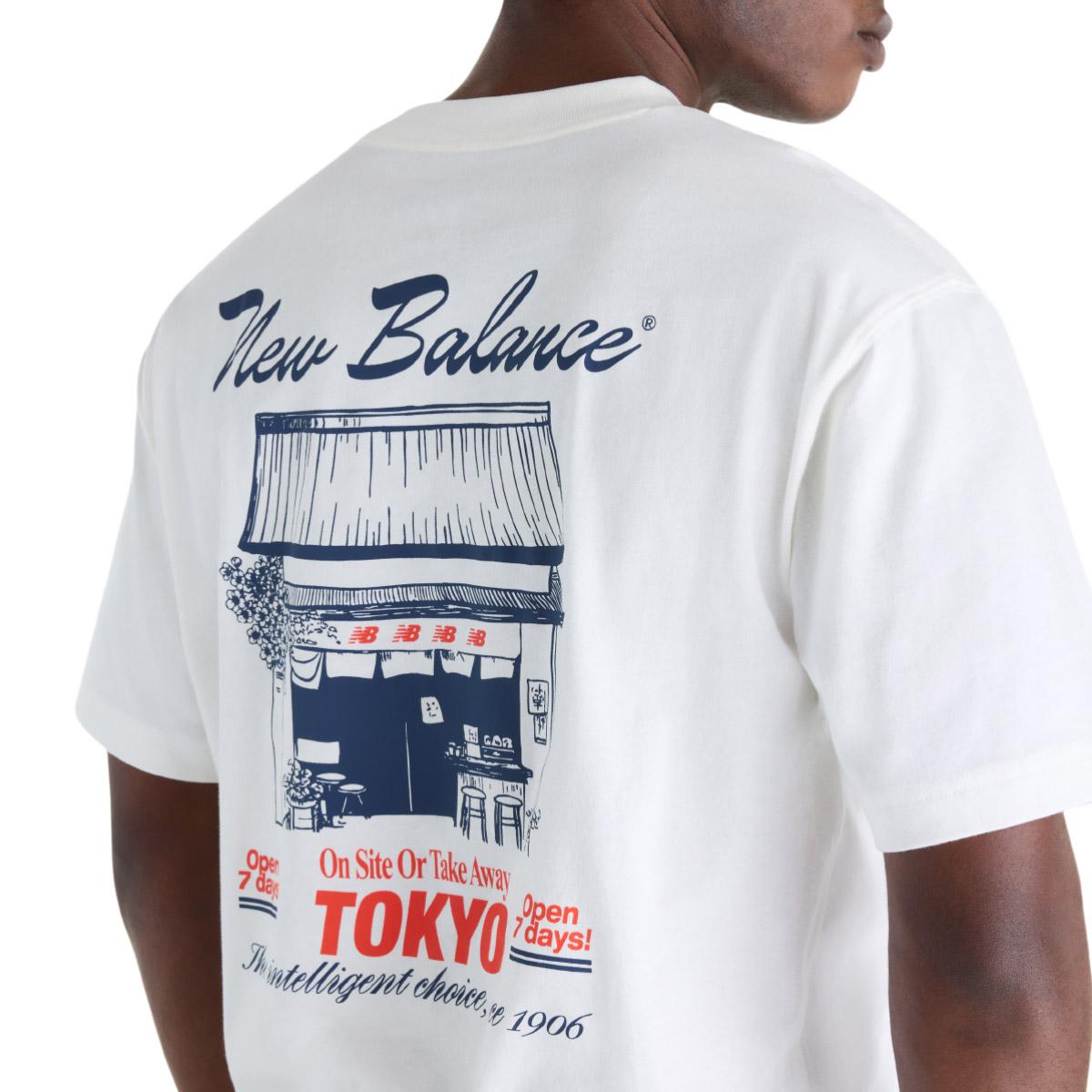 New Balance Grab a Bite Tokyo T-shirt Herre SEA SALT