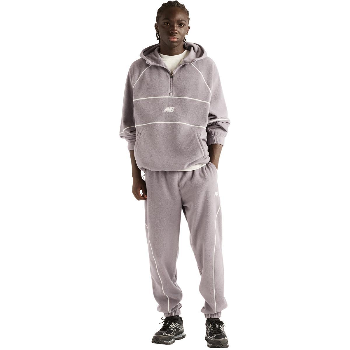 New Balance Trackside Polar Hoodie Fleecetrøye Herre OFF-LINE GREY