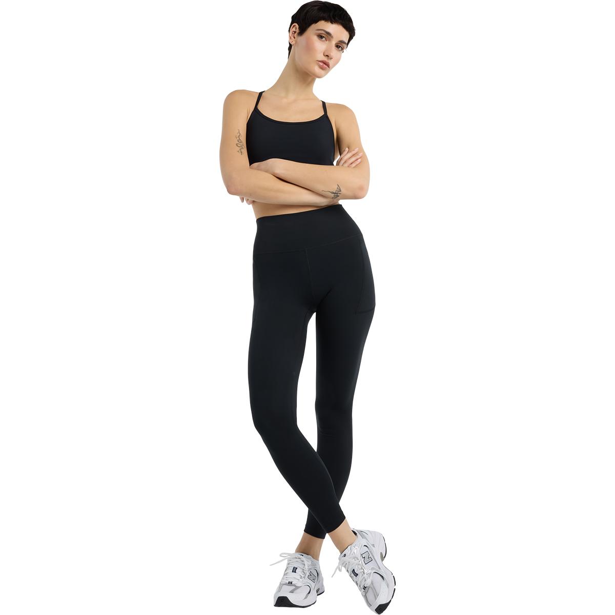 New Balance Essential Yoga Light Support Sports BH Dame Black