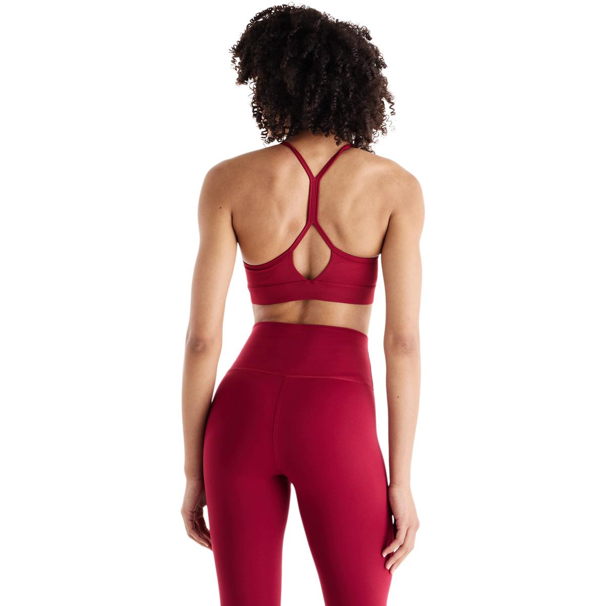 New Balance Essential Yoga Light Support Sports BH Dame PODIUM RED