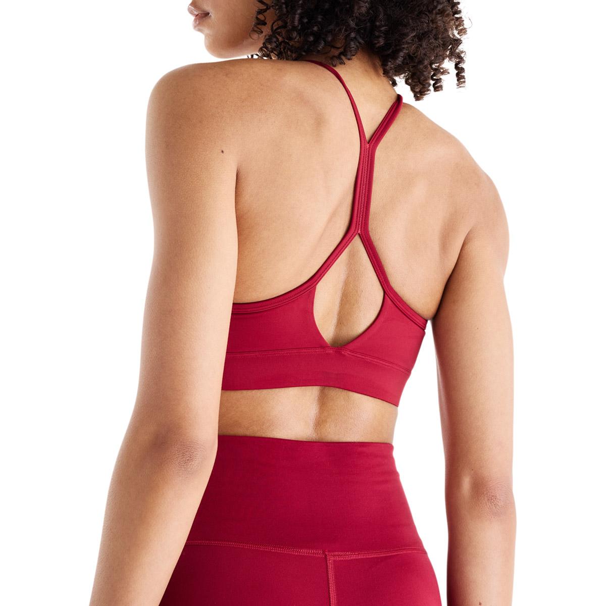 New Balance Essential Yoga Light Support Sports BH Dame PODIUM RED