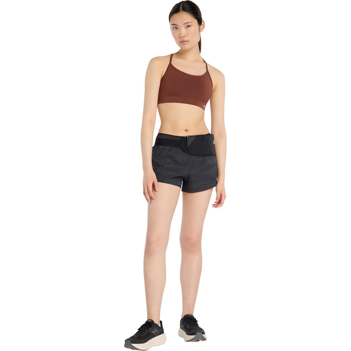 New Balance Essential Yoga Light Support Sports BH Dame Red