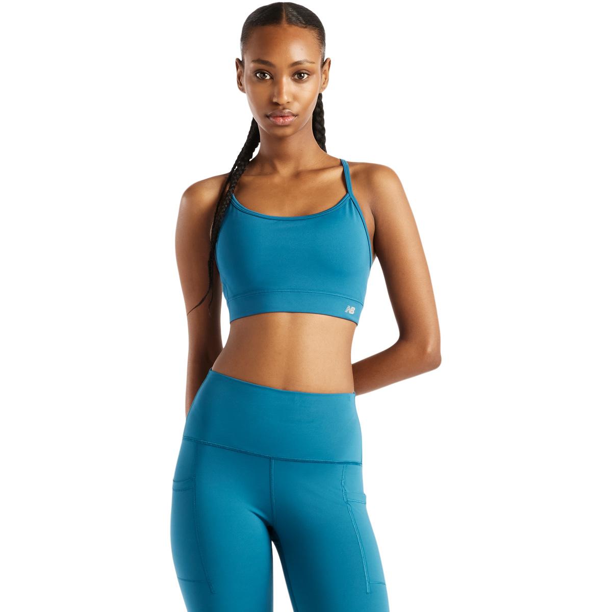 New Balance Essential Yoga Light Support Sports BH Dame STREAMSONG