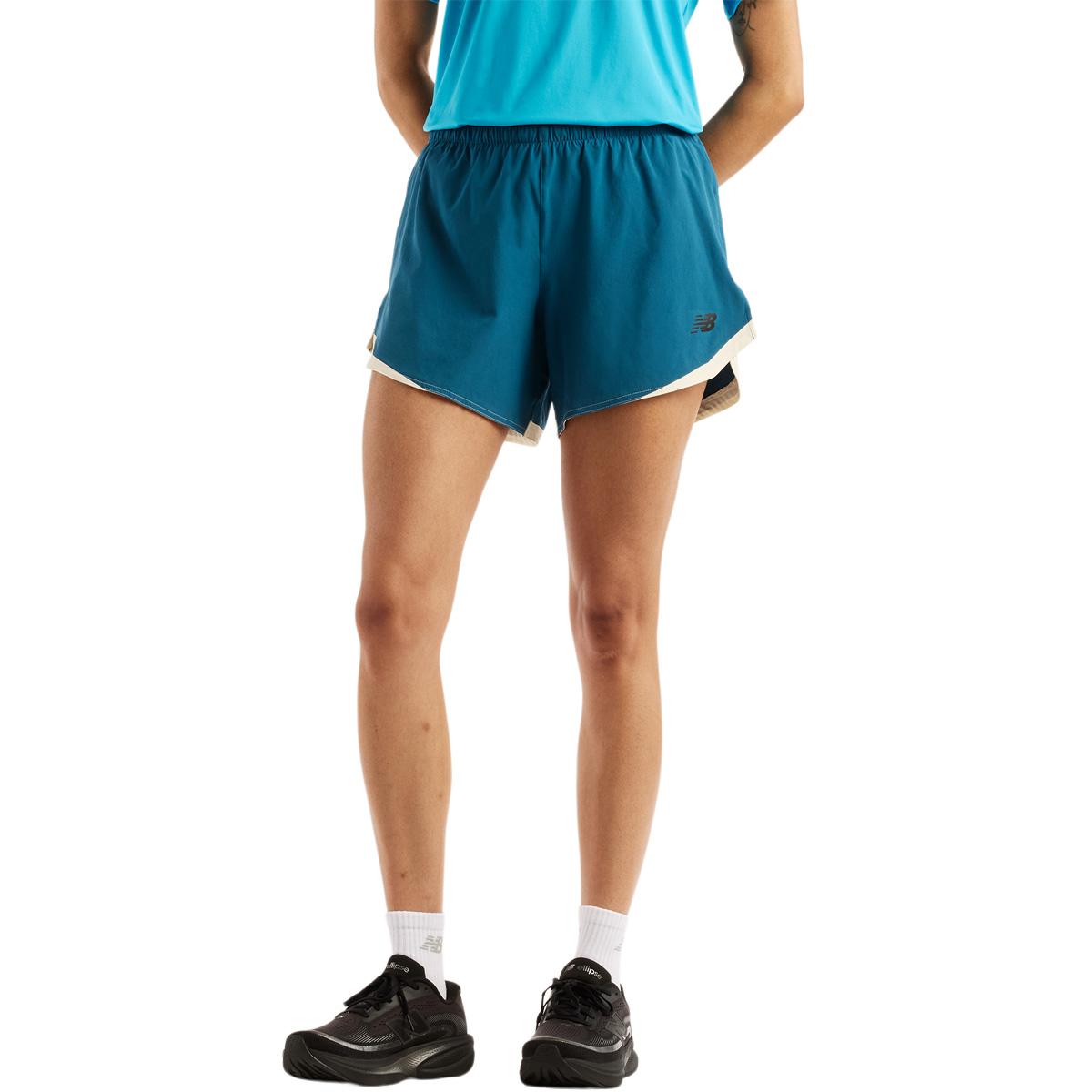 New Balance Athletics Run 5" Løbeshorts Dame STREAMSONG