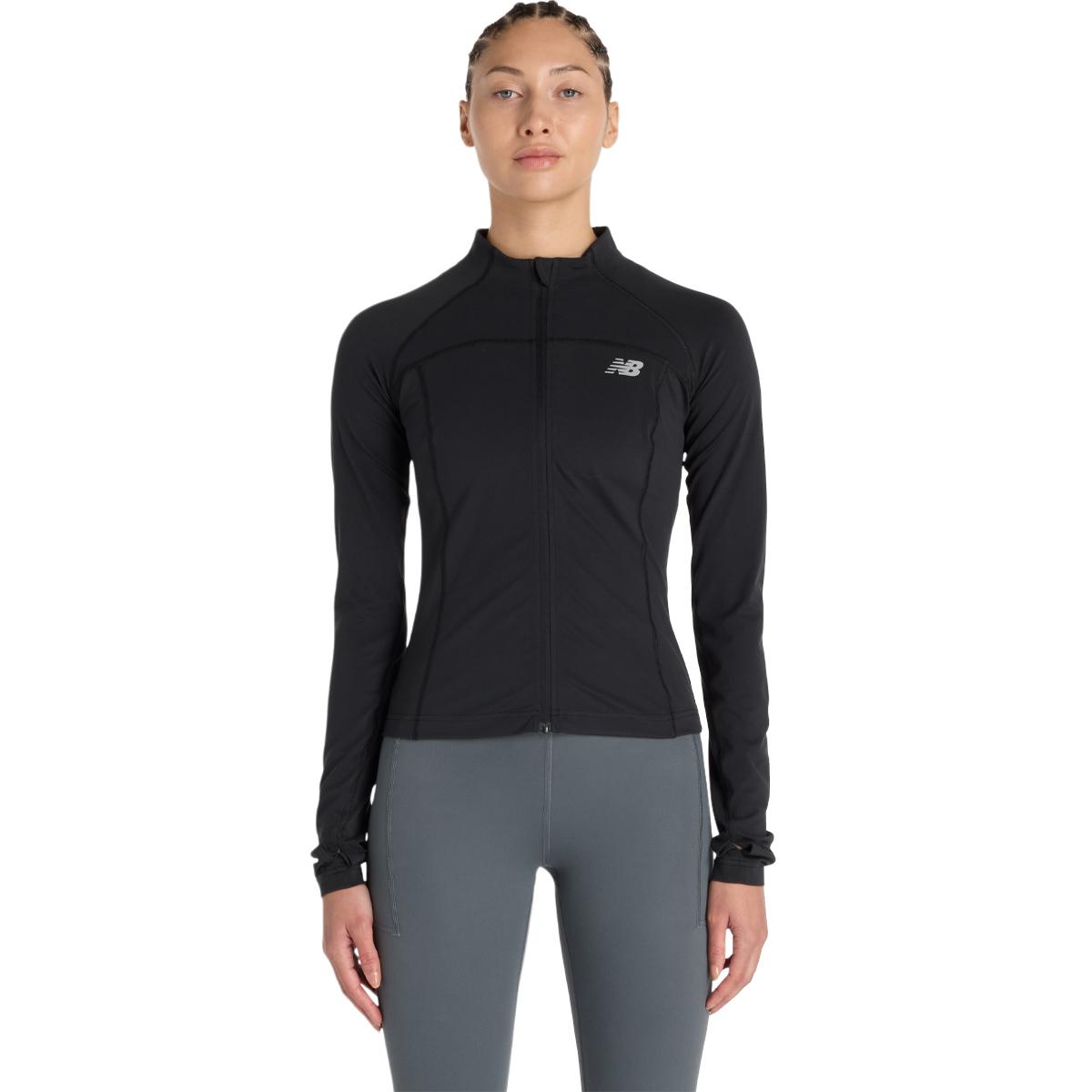 New Balance Harmony Fitted Full Zip Løbetrøje Dame Black