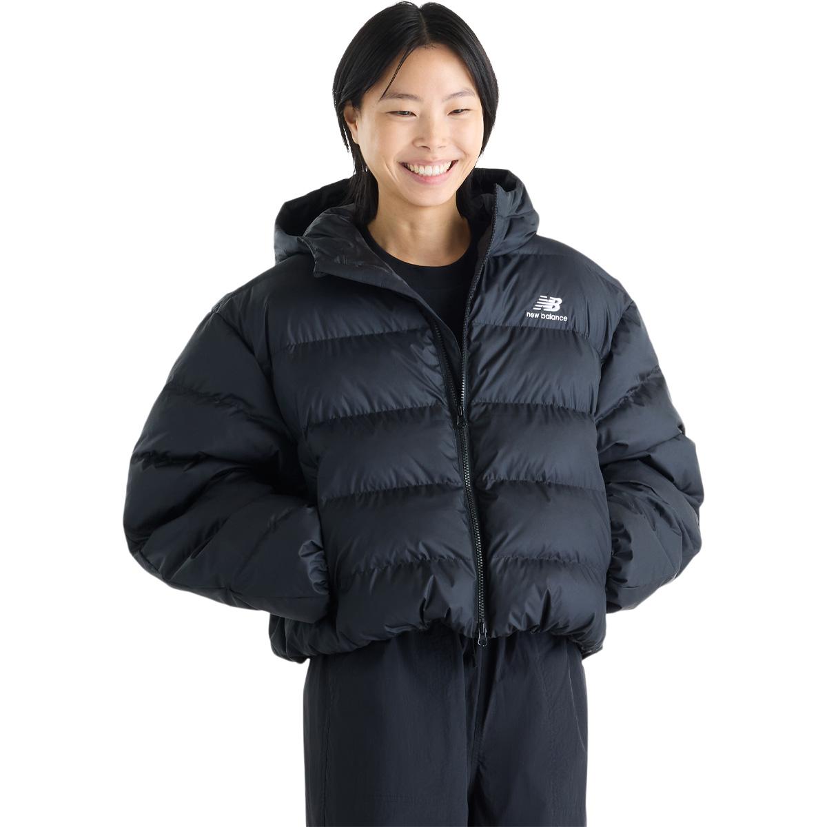 New Balance Boston Puffer Dunjakke Dame BLACK