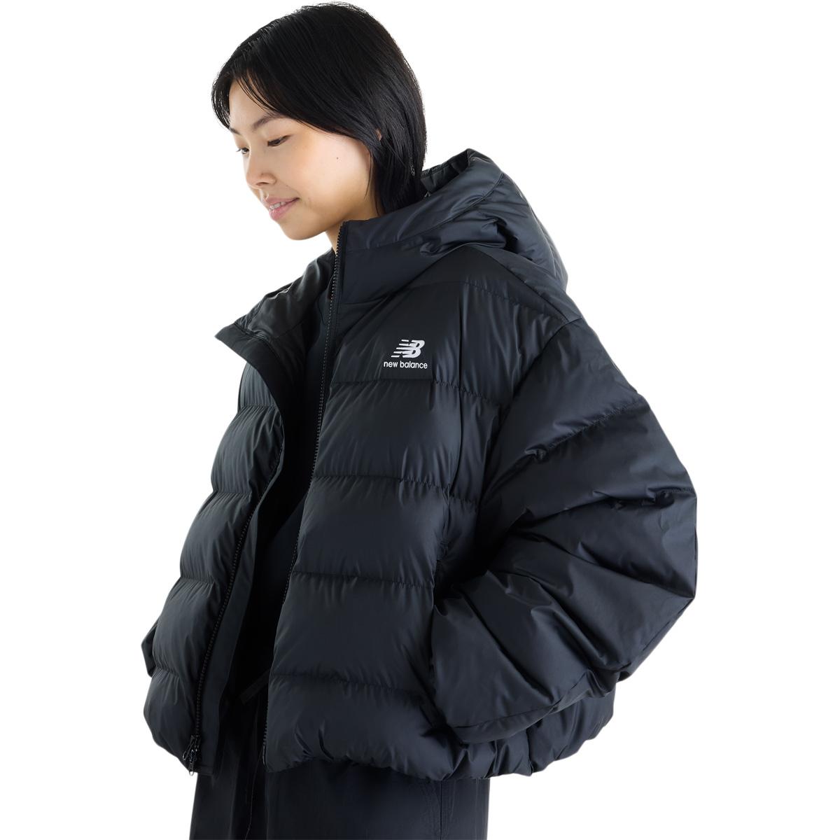 New Balance Boston Puffer Dunjakke Dame BLACK