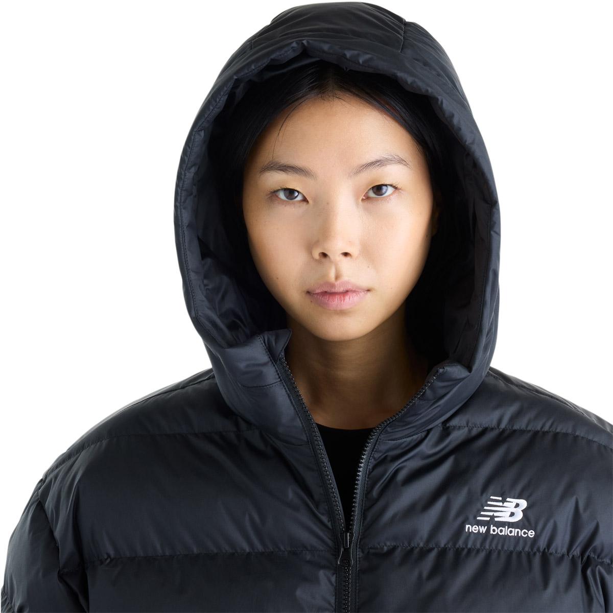 New Balance Boston Puffer Dunjakke Dame BLACK