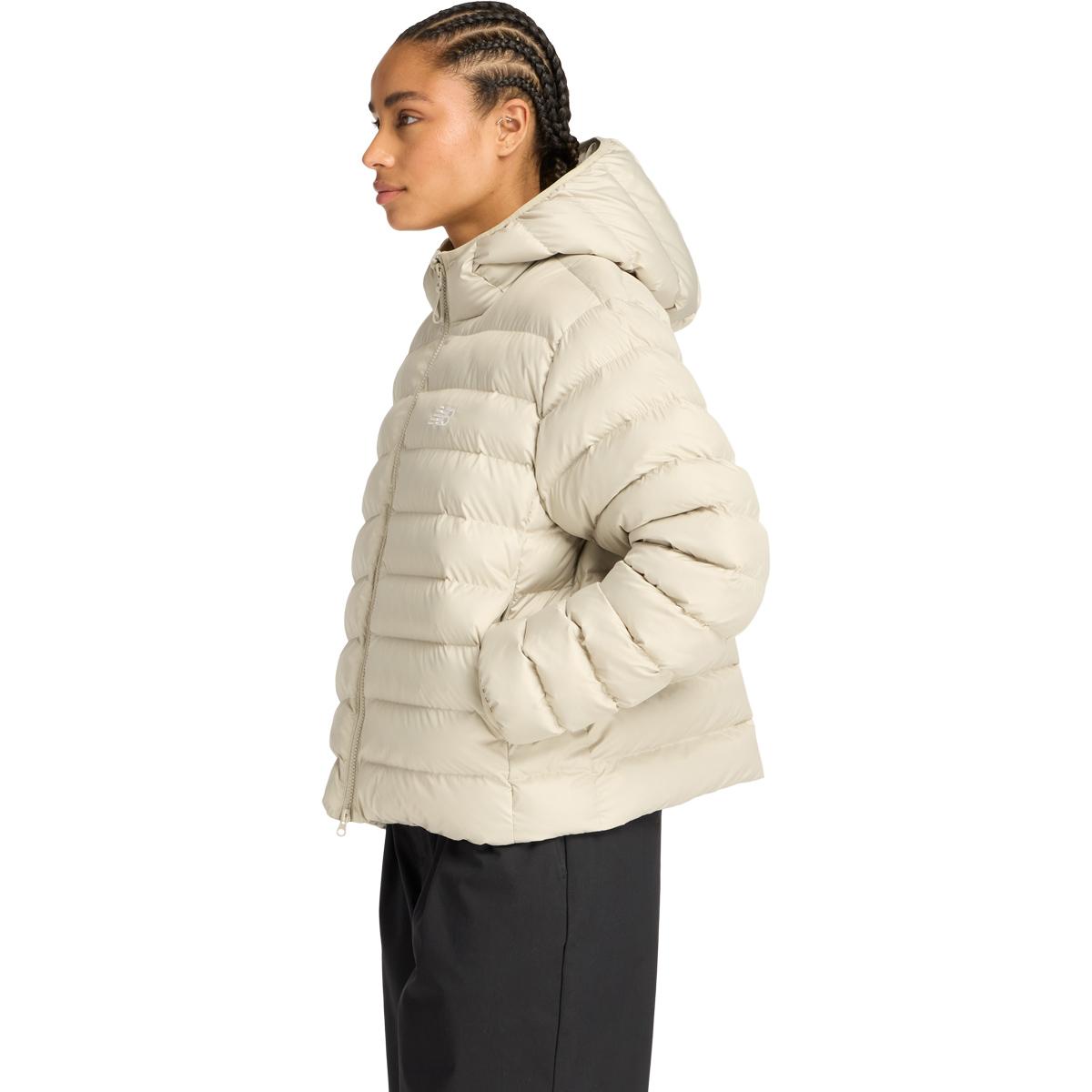 New Balance Essentials Puffer Dynejakke Dame Offwhite