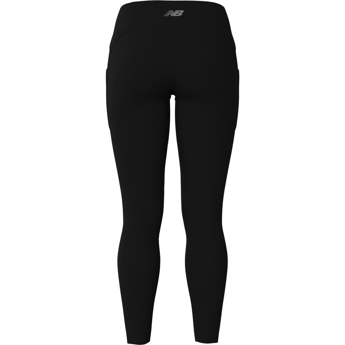 New Balance Sleek High Rise Løbetights Dame Black