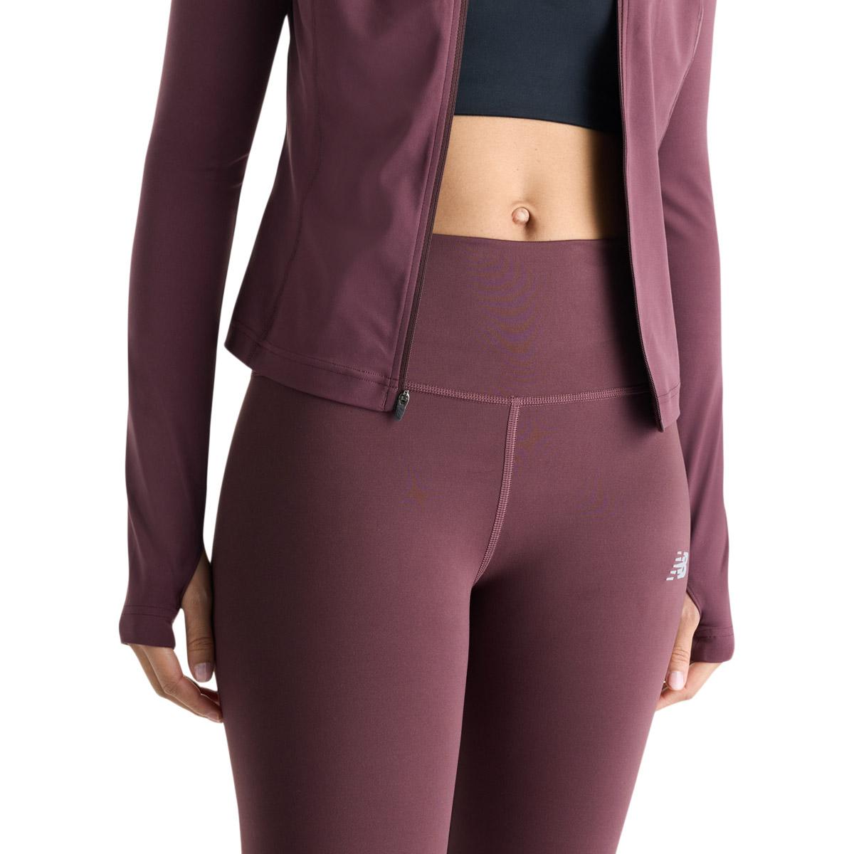 New Balance Harmony High Rise Løbetights Dame CHERRY LEATHER