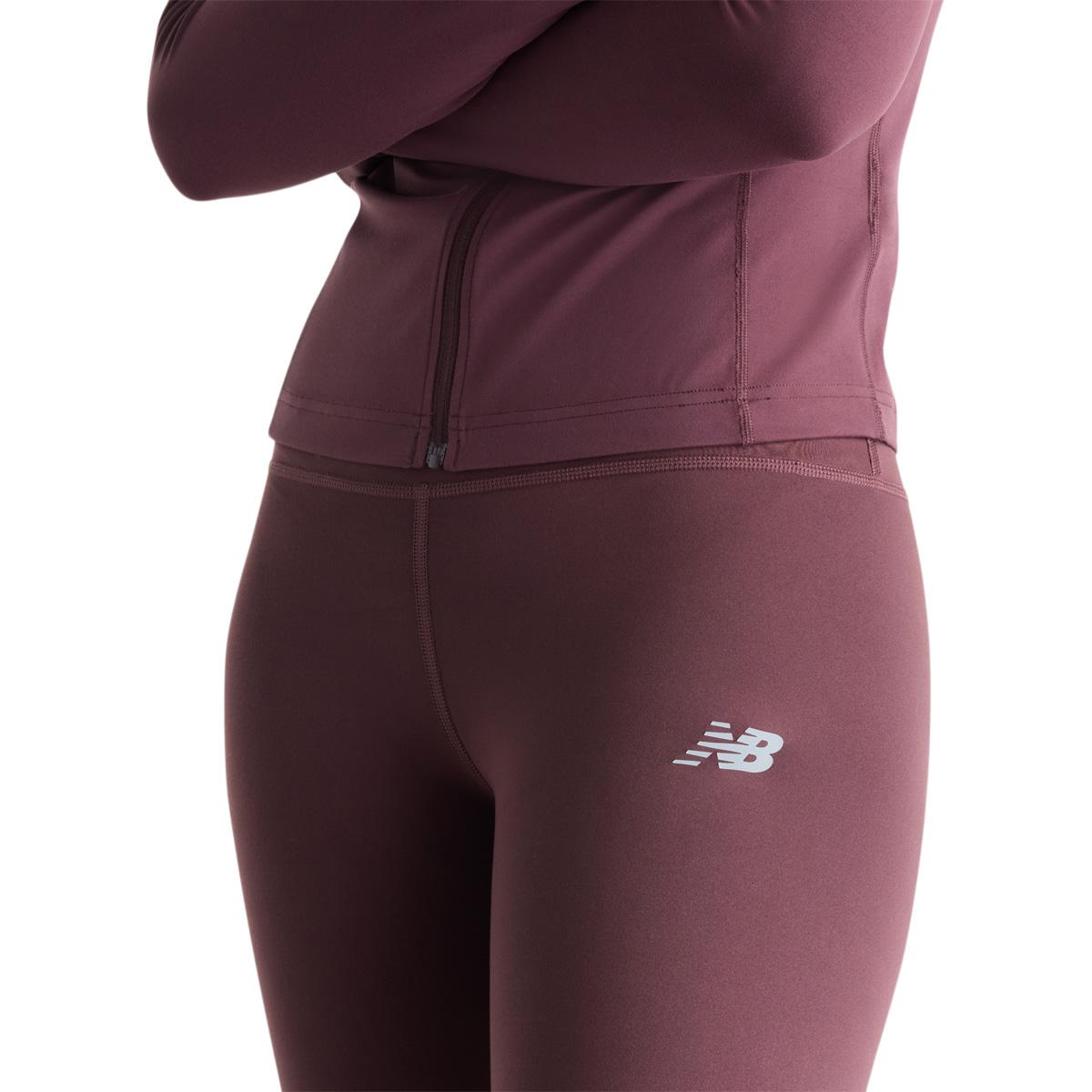 New Balance Harmony High Rise Løbetights Dame CHERRY LEATHER