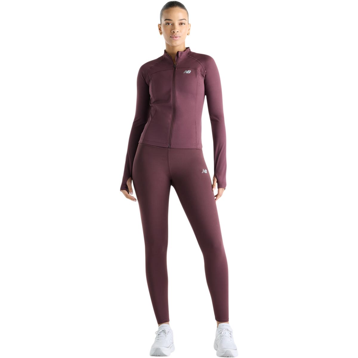 New Balance Harmony High Rise Løbetights Dame CHERRY LEATHER