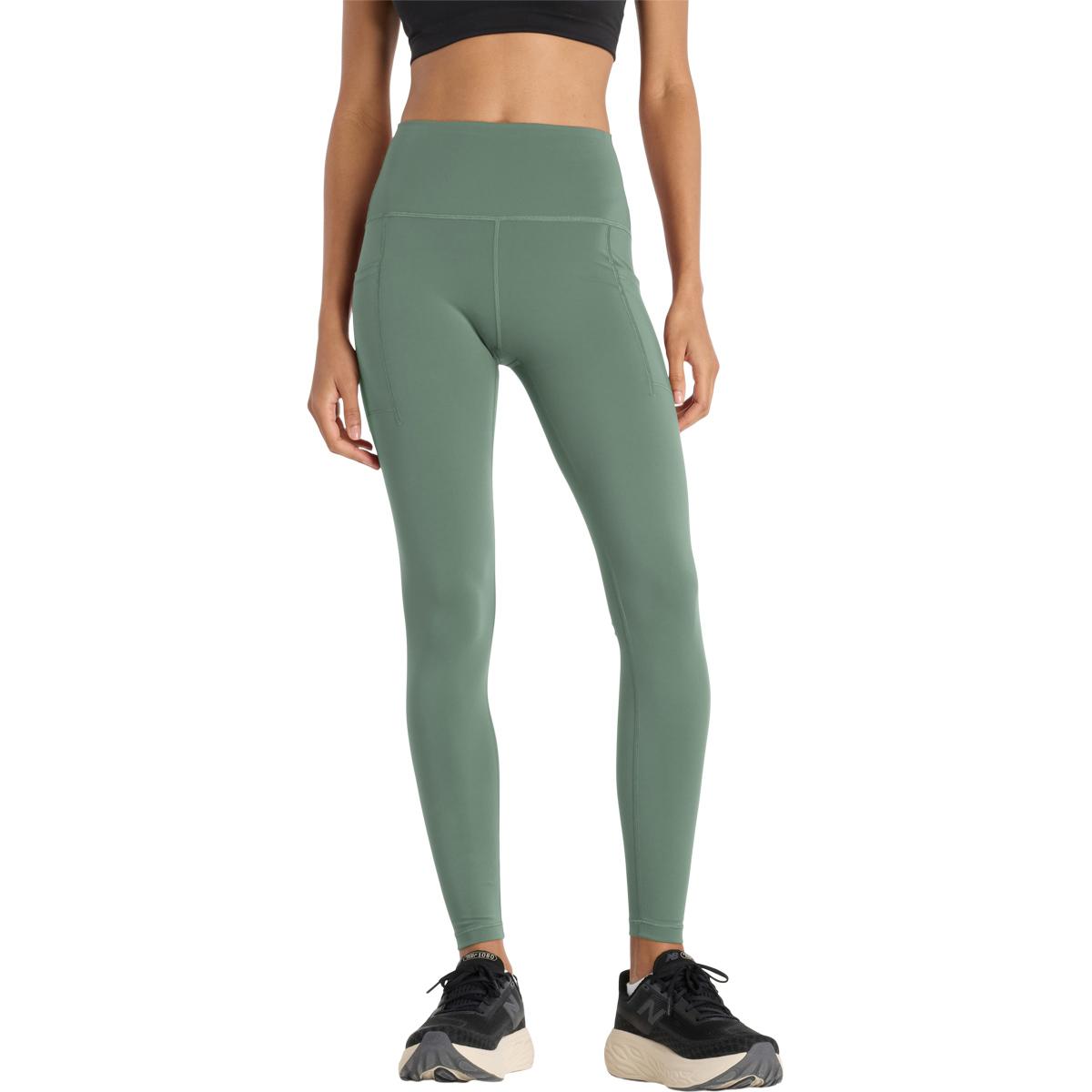 New Balance Sleek Pocket High Waist Træningstights Dame DARK JUNIPER