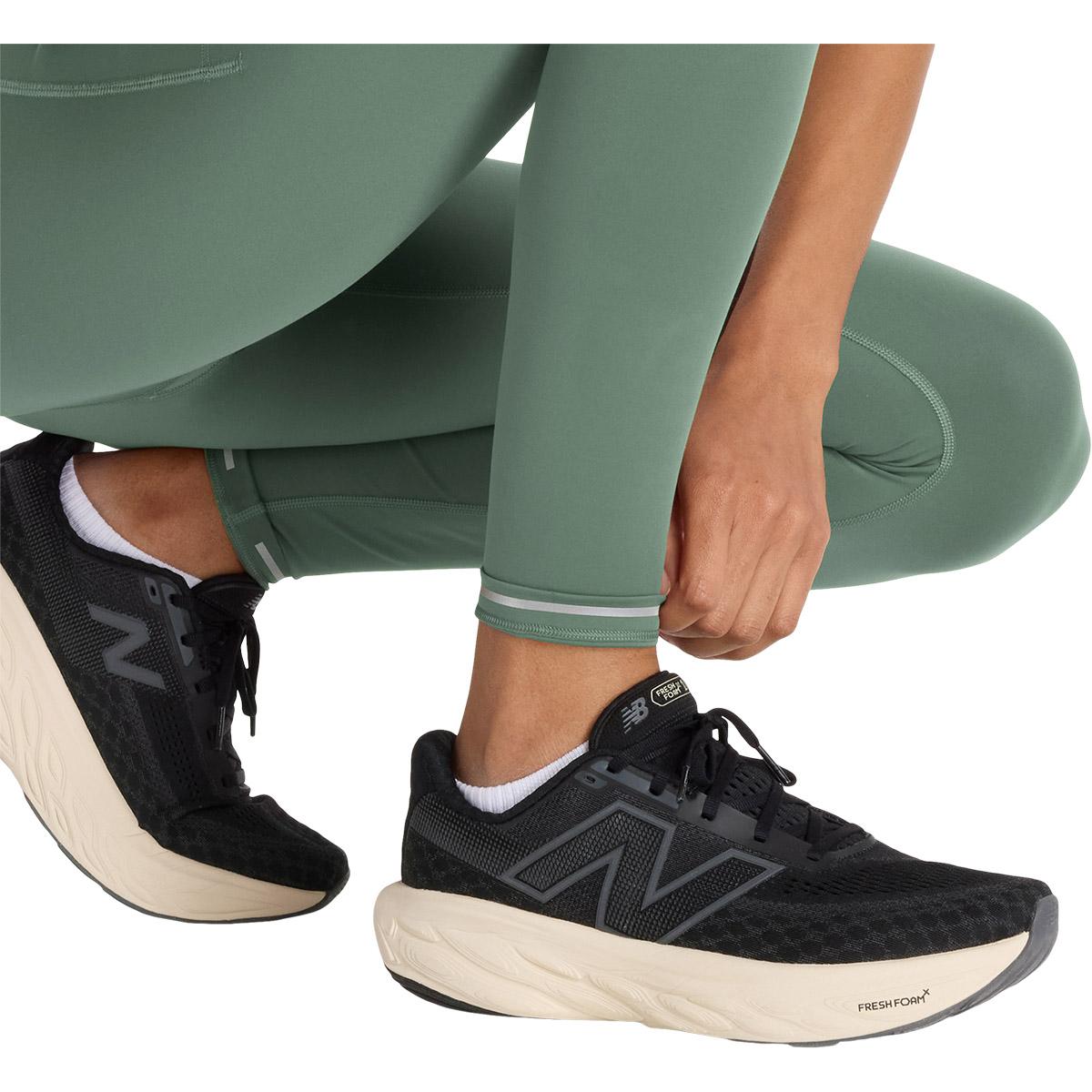 New Balance Sleek Pocket High Waist Træningstights Dame DARK JUNIPER