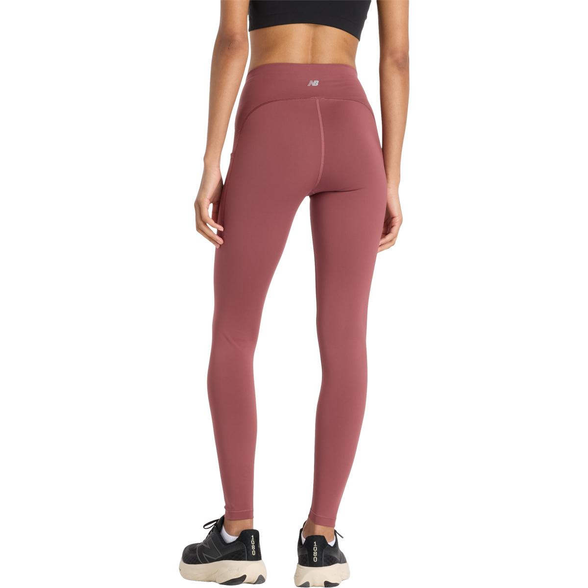 New Balance Sleek Pocket High Waist Træningstights Dame Wad