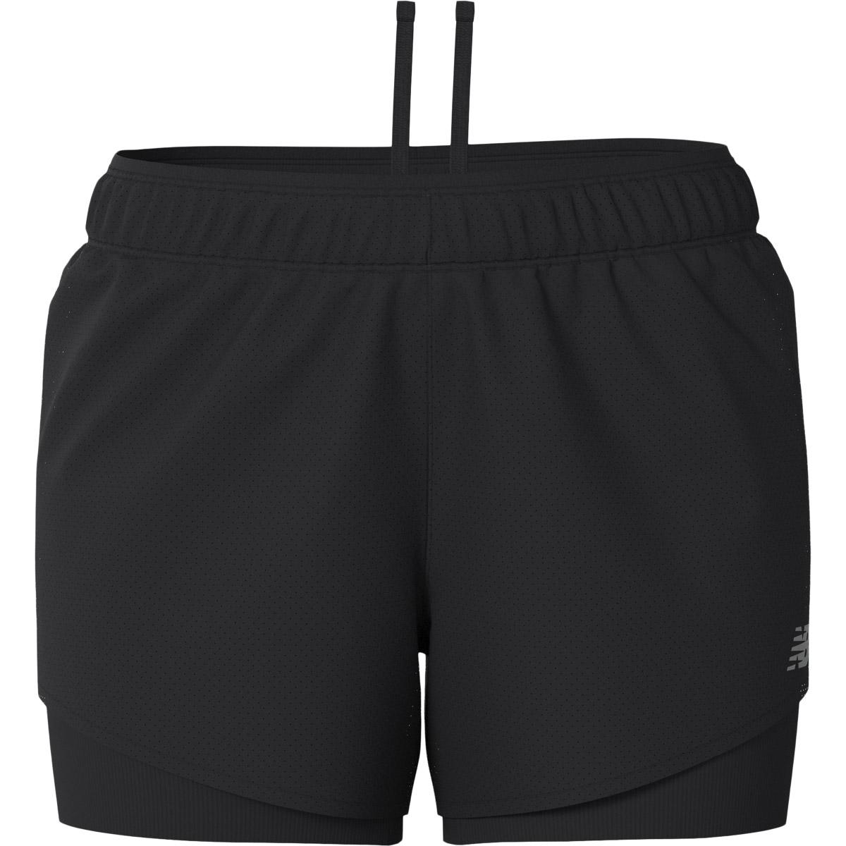 New Balance RC Seamless 3" 2in1 Løbeshorts Dame Black