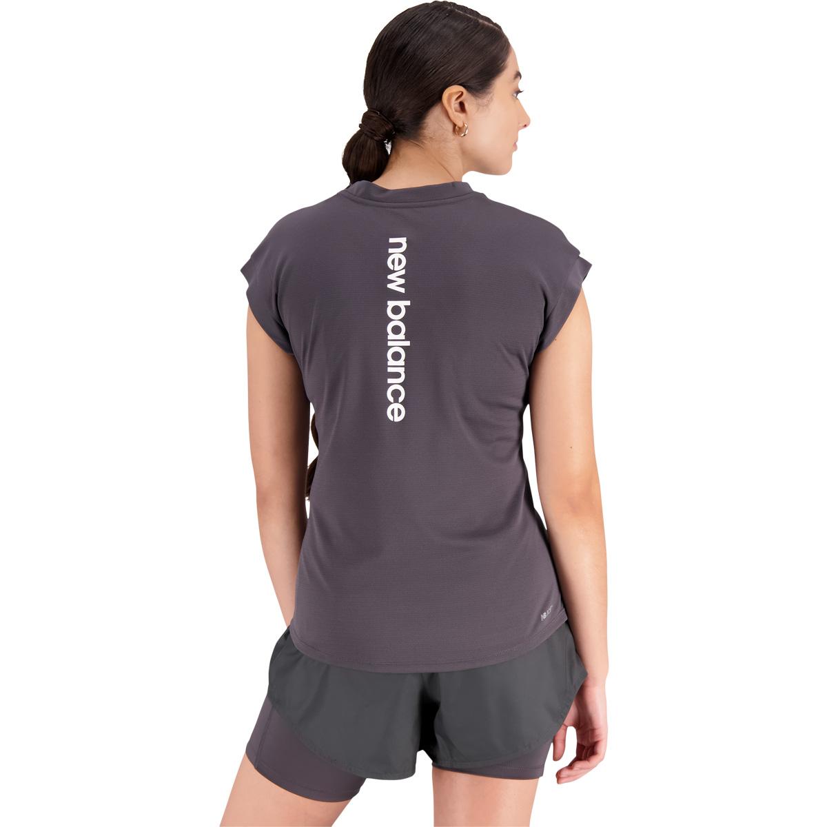 New Balance AT Nvent Løbe T-shirt Dame BLACKTOP