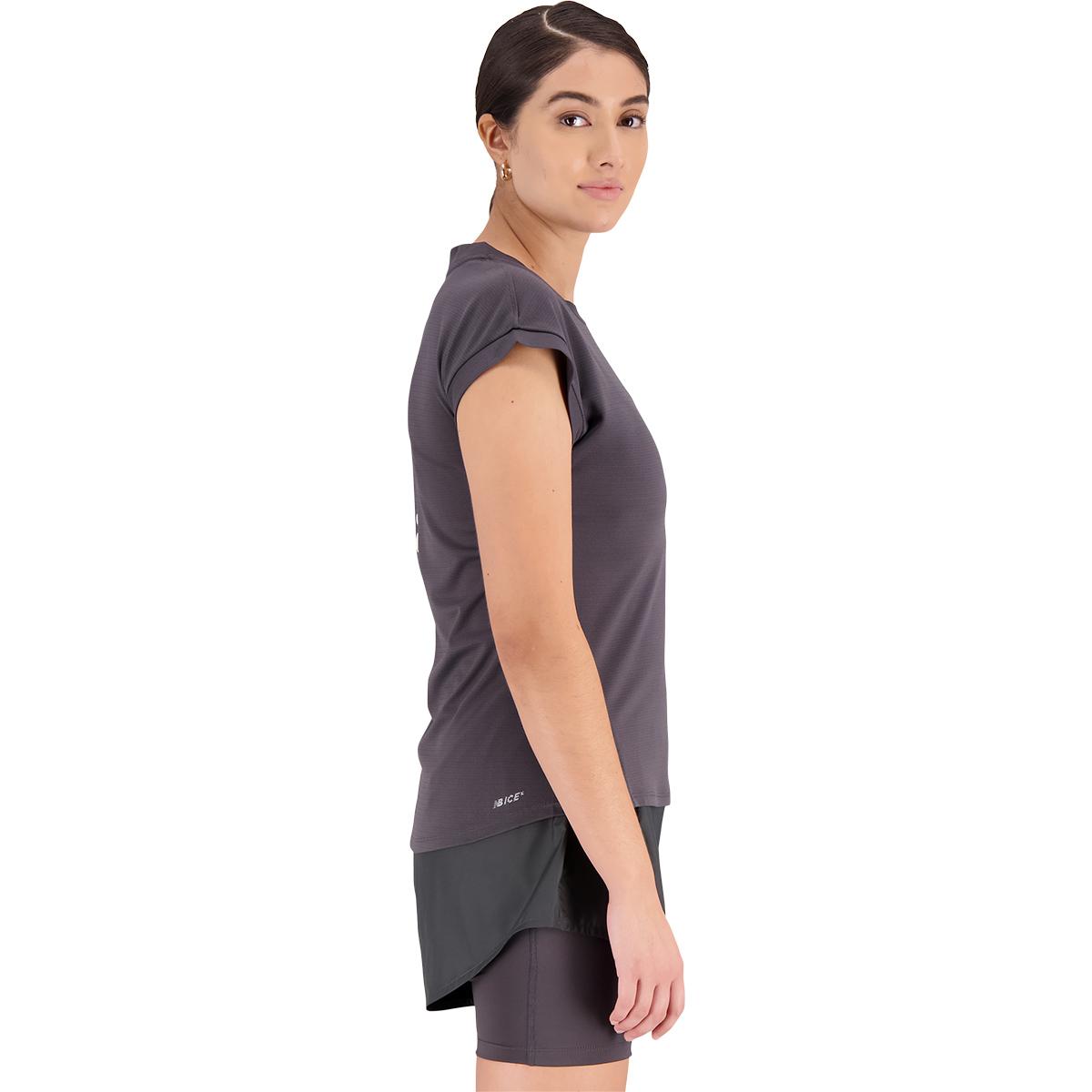New Balance AT Nvent Løbe T-shirt Dame BLACKTOP