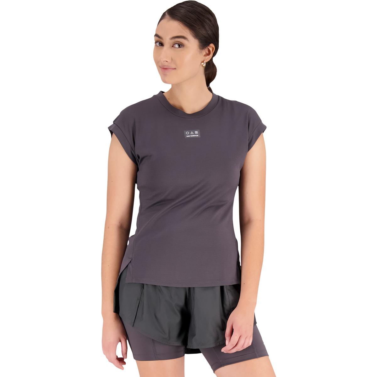 New Balance AT Nvent Løbe T-shirt Dame BLACKTOP