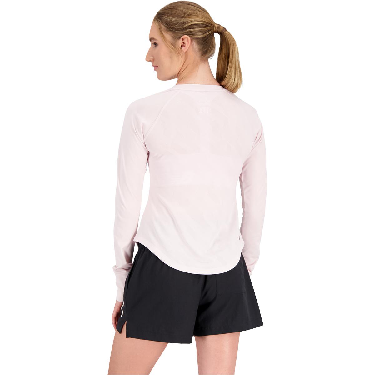 New Balance Q Speed Jacquard Langærmet Løbe T-shirt Dame STONE PINK