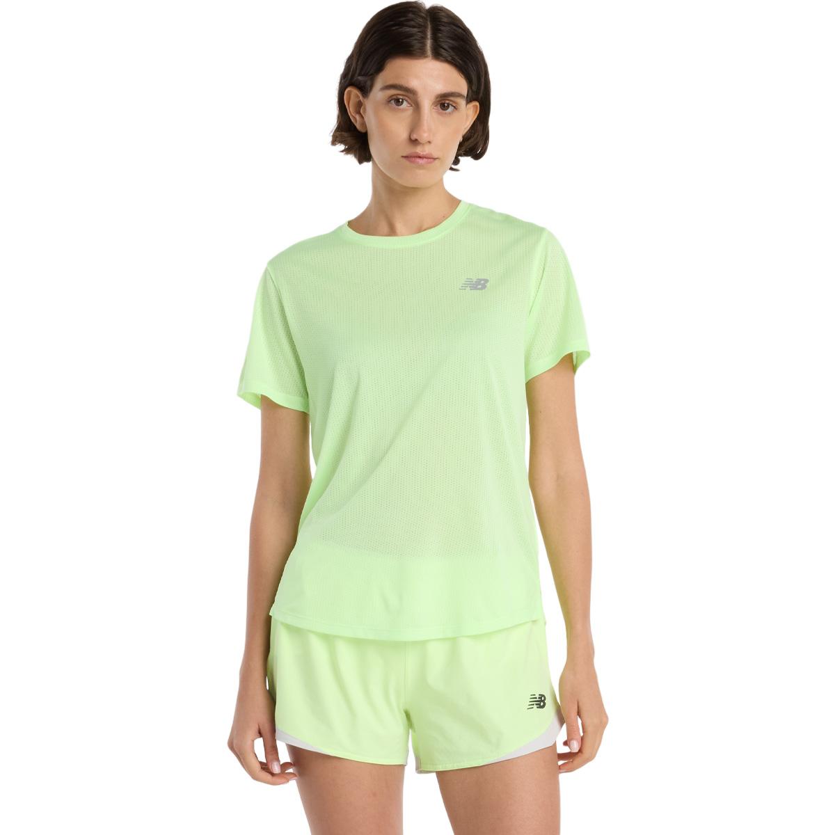 New Balance Athletics Løbe T-shirt Dame Green